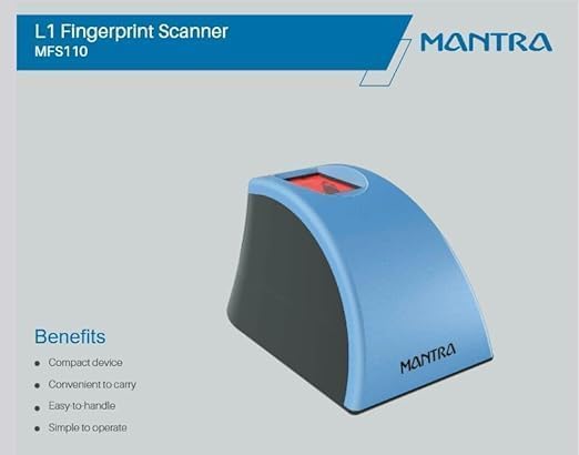 Mantra MFS 110 L1 Biometric Single Fingerprint Scanner