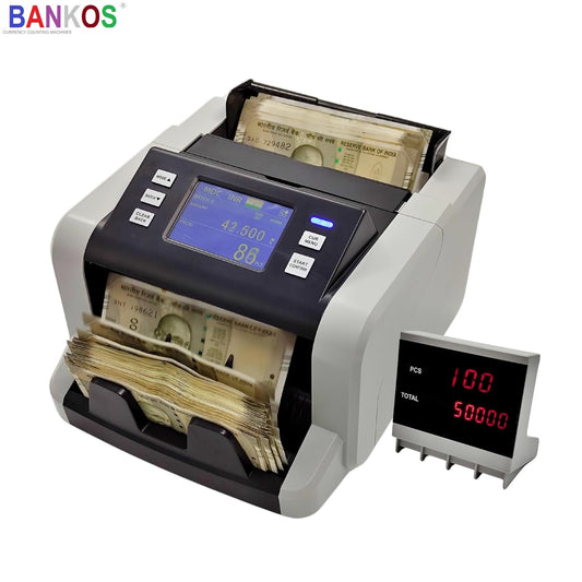 Bankos - 9900 Ultra - CIS Mix Value Note Counting Machine with Touch Screen - Perfect Computer Agencies