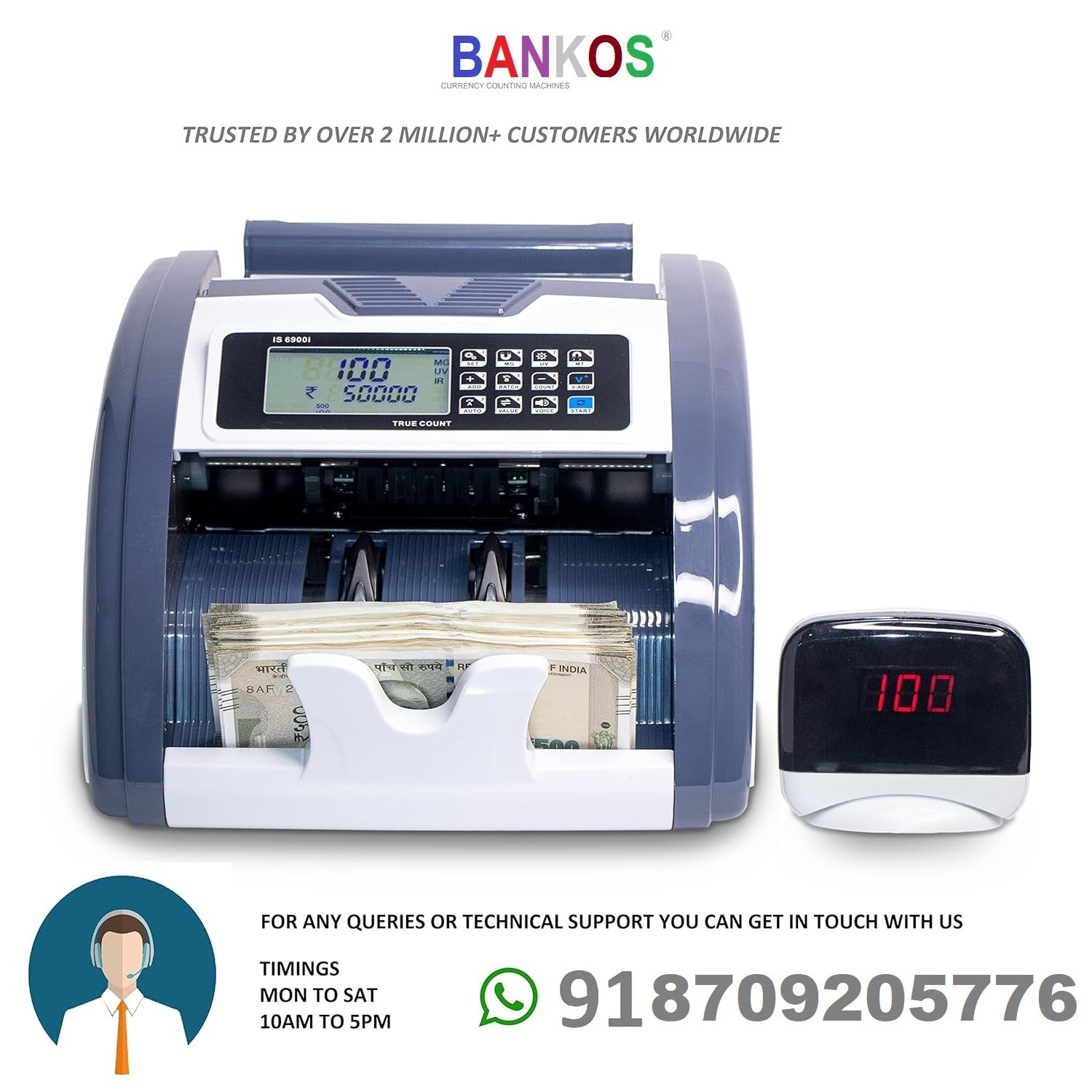 Bankos IS6900i Currency Counting Machine - Perfect Computer Agencies