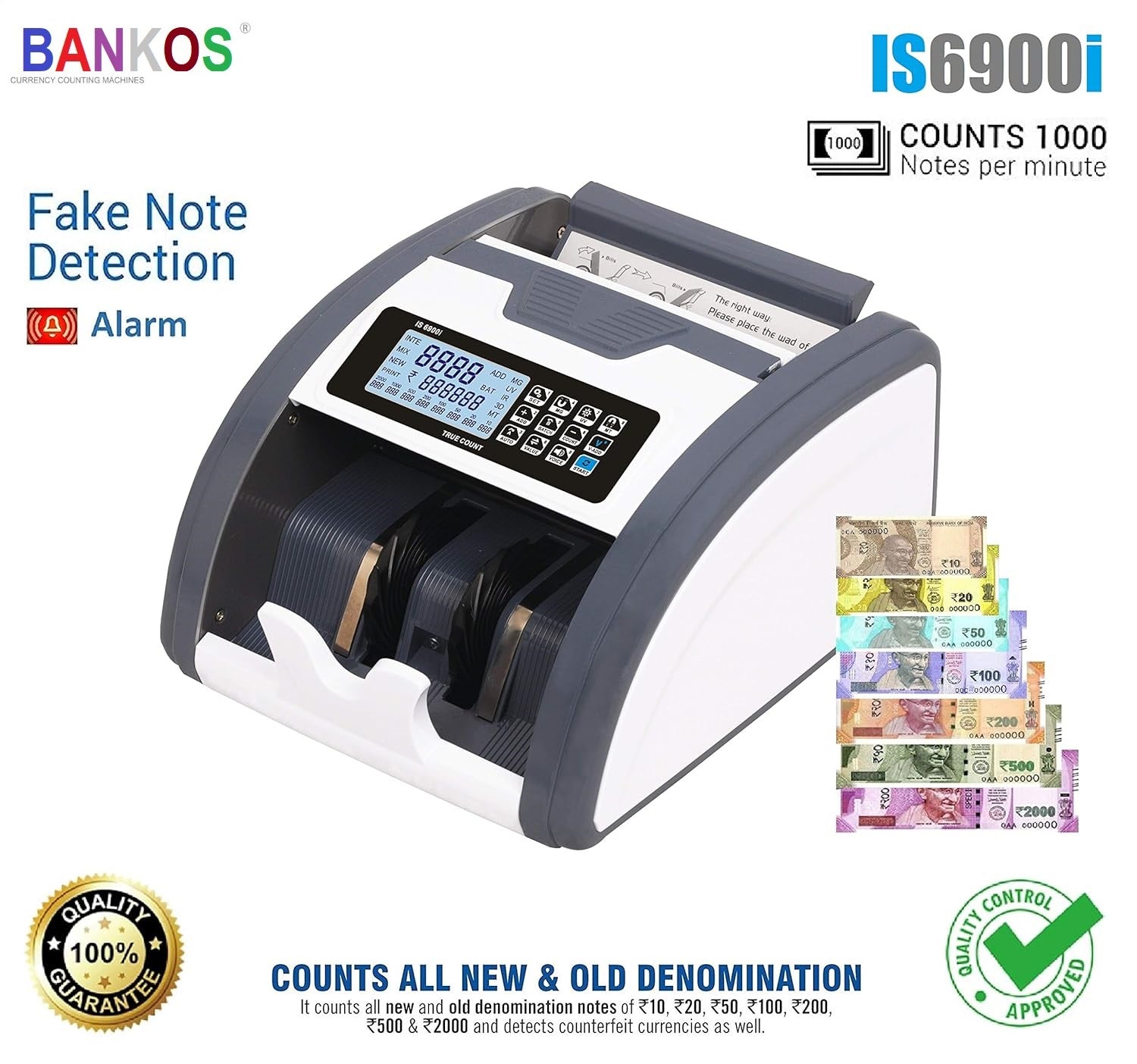 Bankos IS6900i Currency Counting Machine - Perfect Computer Agencies